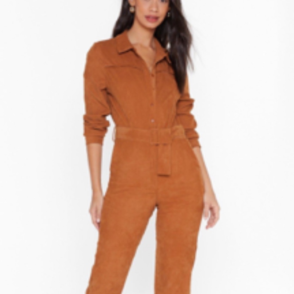 Nasty gal jumpsuit rust